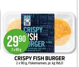 Kiwi CRISPY FISH BURGER tilbud