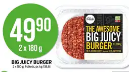 Kiwi BIG JUICY BURGER tilbud