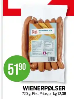 Kiwi WIENERPØLSER tilbud