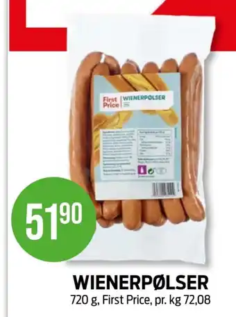 Kiwi WIENERPØLSER tilbud