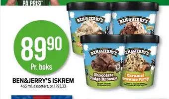 Kiwi BEN&JERRY'S ISKREM tilbud