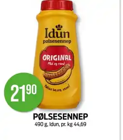 Kiwi PØLSESENNEP tilbud