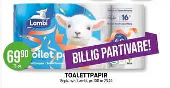 Kiwi TOALETTPAPIR tilbud