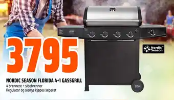 Coop Obs NORDIC SEASON FLORIDA 4+1 GASSGRILL tilbud