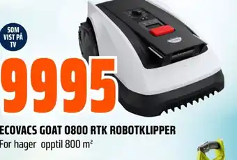 Coop Obs ECOVACS GOAT 0800 RTK ROBOTKLIPPER tilbud