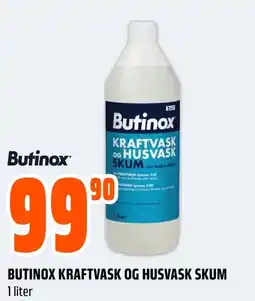 Coop Obs BUTINOX KRAFTVASK OG HUSVASK SKUM tilbud