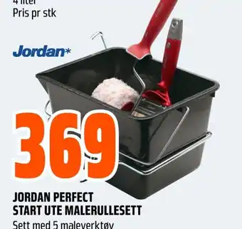 Coop Obs JORDAN PERFECT START UTE MALERULLESETT Sett med 5 maleverktøy tilbud