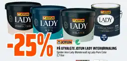 Coop Obs PÅ UTVALGTE JOTUN LADY INTERIØRMALING Gjelder ikke Lady Wonderwall og Lady Pure Color 2,7 liter tilbud