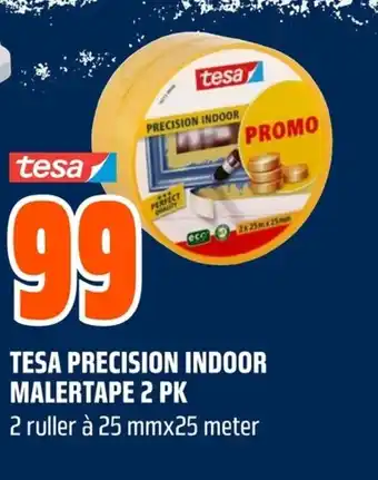 Coop Obs TESA PRECISION INDOOR MALERTAPE 2 PK tilbud