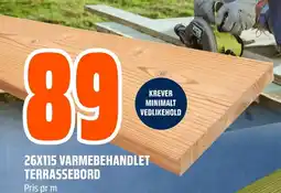 Coop Obs 26X115 VARMEBEHANDLET TERRASSEBORD tilbud