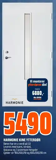 Coop Obs HARMONIE KINE YTTERDØR tilbud
