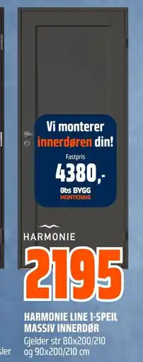 Coop Obs Harmonie kine ytterdør døren tilbud
