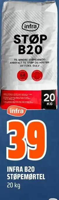 Coop Obs Infra b20 støpemørtel tilbud