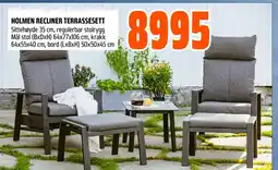 Coop Obs HOLMEN RECLINER TERRASSESET tilbud
