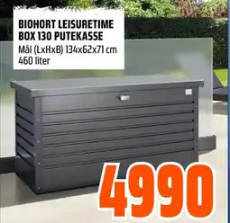 Coop Obs BIOHORT LEISURETIME BOX 130 PUTEKASSE tilbud