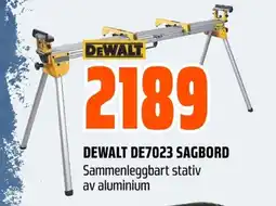 Coop Obs DEWALT DE7023 SAGBORD tilbud