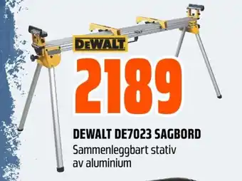 Coop Obs DEWALT DE7023 SAGBORD tilbud