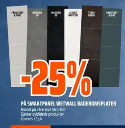Coop Obs PÅ SMARTPANEL WETWALL BADEROMSPLATER tilbud