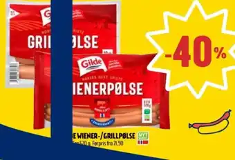 Coop Prix E WIENER-/GRILLPØLSE NYT tilbud