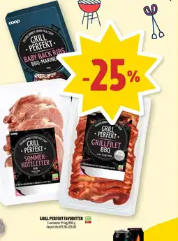 Coop Prix GRILL PERFEKT FAVORITTER NYT tilbud