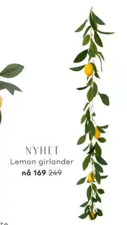 Skeidar Lemon girlander tilbud