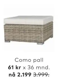 Skeidar Como pall tilbud
