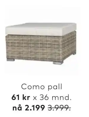 Skeidar Como pall tilbud