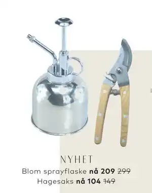 Skeidar Blom sprayflaske tilbud