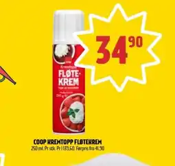 Coop Prix COOP KREMTOPP FLØTEKREM tilbud