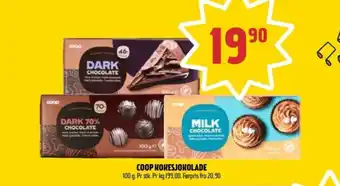 Coop Prix COOP KOKESJOKOLADE tilbud