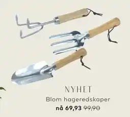 Skeidar Blom hageredskaper tilbud