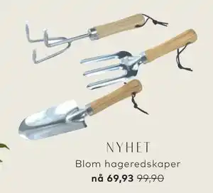 Skeidar Blom hageredskaper tilbud