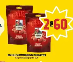 Coop Prix DEN LILLE NØTTEFABRIKKEN CHILINØTTER tilbud