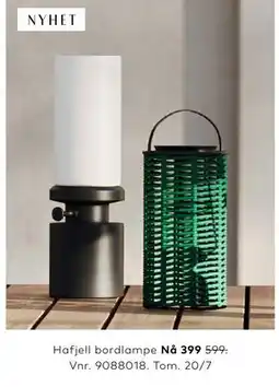 Skeidar Hafjell bordlampe tilbud