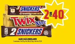 Coop Prix MARS SMÅSJOKOLADER tilbud