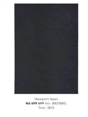 Skeidar Newport løper tilbud