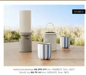 Skeidar Hafjell bordlampe tilbud