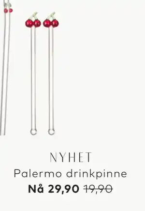 Skeidar Palermo drinkpinne tilbud