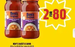 Coop Prix BEN'S SWEET & BEN'S SWEET & SOUR tilbud