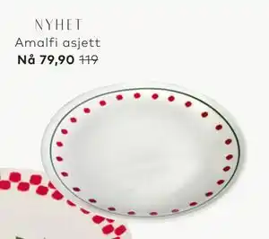 Skeidar Amalfi asjett tilbud