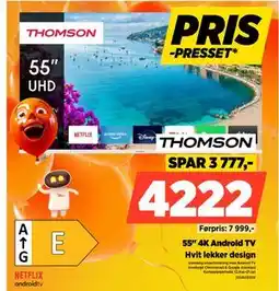 POWER 55 4K Android TV tilbud