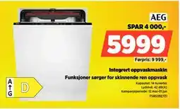 POWER Integrert oppvaskmaskin tilbud