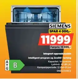 POWER Integrert oppvaskmaskin tilbud