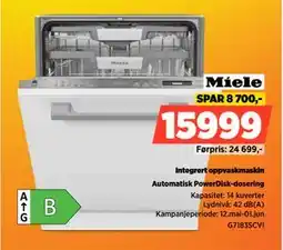 POWER Integrert oppvaskmaskin tilbud