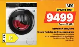 POWER Kombinert vask/tørk tilbud