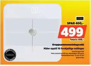 POWER Kroppsammensetningsvekt tilbud