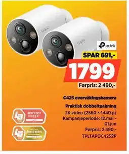 POWER C425 overvåkingskamera tilbud