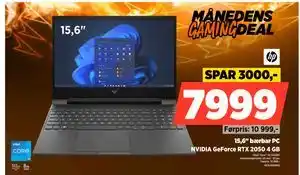 POWER 15,6 bærbar PC tilbud