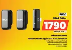 POWER Trådløs mikrofon tilbud