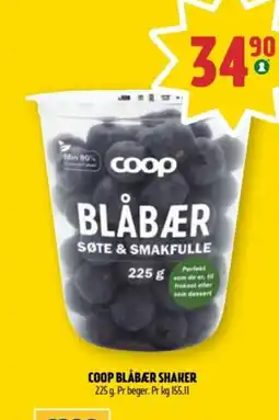 Coop Prix COOP BLÅBÆR SHAKER tilbud